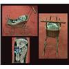Image 1 : Decorate cast iron sleigh with wicker b