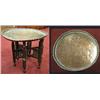 Image 1 : 25 in diameter platter with engraved d