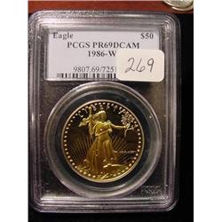 1986 1 Oz. Proof Gold American Eagle  P