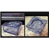 Image 1 : Signed Val Lambert blue crystal ash tra