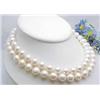 Image 1 : Fresh water pearl necklace 10.5mm 30 1