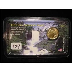 1999 $10.00 1/4 oz. Gold American Eagle