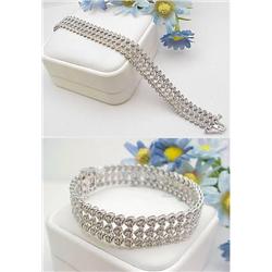 14kt white gold diamond bracelet 2.25Ct