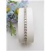 Image 1 : Ladys 14kt white gold diamond bracelet