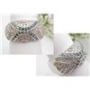 Image 1 : Ladys diamond ring blue and white diam