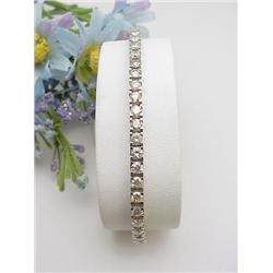 Diamond bracelet 5.30Ctw  14kt white go