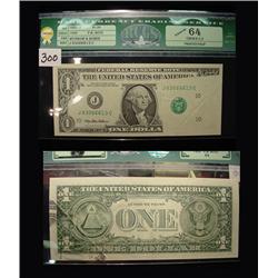 1995 $1.00 FR Currency Error - Printed 
