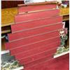 Image 1 : Wall mirror comprised of glass strips. 