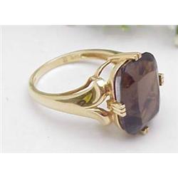 Ring smoky quartz 5.8gr size 9