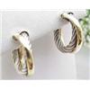 Image 1 : Earrings - David Yurman sterling and 14