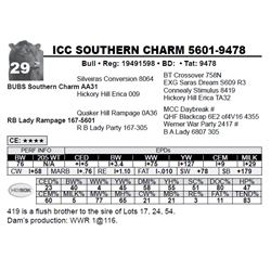 ICC SOUTHERN CHARM 5601-9478