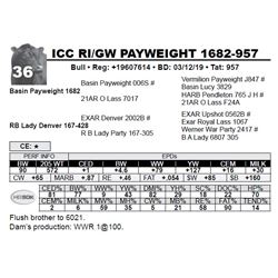 ICC RI/GW PAYWEIGHT 1682-957