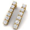 Image 1 : 3 ctw VS/SI Diamond Earrings 18K Yellow Gold - REF-264V2Y - SKU:39913
