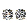 Image 1 : 3.05 ctw H-SI/I Diamond Stud Earrings 10K Yellow Gold - REF-735A2V - SKU:36693