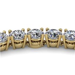 38 ctw SI Diamond Necklace 14K Yellow Gold - REF-5910N2A - SKU:30617