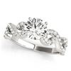 Image 2 : 1.40 ctw VS/SI Diamond Solitaire Ring 14K White Gold - REF-272V2Y - SKU:25706