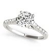 Image 1 : 0.77 ctw VS/SI Diamond Solitaire Ring 14K White Gold - REF-78X8R - SKU:25424