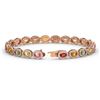 Image 2 : 10.04 ctw Multi Color Sapphire & Diamond Bracelet 10K Rose Gold - REF-248H2M - SKU:40398