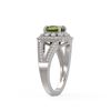 Image 3 : 2.39 ctw Tourmaline & Diamond Ring 14K White Gold - REF-106Y5X - SKU:44042