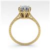 Image 3 : 1.0 ctw VS/SI Cushion Diamond Ring 14K Yellow Gold - REF-274N4A - SKU:29602