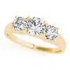 Image 1 : 1.50 ctw VS/SI Diamond 3 Stone Ring 14K Yellow Gold - REF-183X2R - SKU:25906