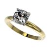 Image 1 : 1.25 ctw VS/SI Cushion Cut Diamond Ring 10K Yellow Gold - REF-372Y3X - SKU:32921