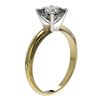 Image 3 : 1.25 ctw VS/SI Cushion Cut Diamond Ring 10K Yellow Gold - REF-372Y3X - SKU:32921