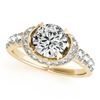 Image 2 : 1.75 ctw VS/SI Diamond Solitaire Halo Ring 14K Yellow Gold - REF-294H8M - SKU:24874
