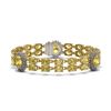 Image 1 : 15.74 ctw Citrine & Diamond Bracelet 14K Yellow Gold - REF-163F8N - SKU:44269