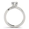 Image 2 : 1.30 ctw VS/SI Diamond Solitaire Ring 14K White Gold - REF-275H7M - SKU:25733