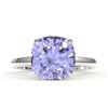 Image 1 : 6 ctw Tanzanite Ring 18K White Gold - REF-212W7H - SKU:22203