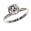 Image 2 : 2 ctw H-SI/I Diamond Ring 10K White Gold - REF-615N2A - SKU:32932
