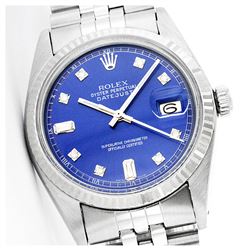 Rolex Ladies Stainless Steel, Diamond Dial with Fluted Bezel, Sapphire Crystal - REF-320T6K