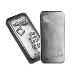 One piece 1 kilo 0.999 Fine Silver Bar Valcambi with Assay-86730