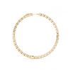 Image 3 : 2.75 ctw Diamond VS/SI 37 mm Hoop Earrings 14K Yellow Gold - REF-188Y4X - SKU:29073