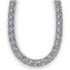 Image 2 : 50 ctw Princess SI Diamond Necklace 18K White Gold - REF-7980A2V - SKU:32511