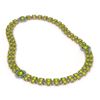 Image 2 : 38.1 ctw Peridot & Diamond Necklace 14K Rose Gold - REF-419Y6X - SKU:44196