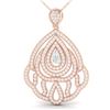 Image 1 : 2 ctw VS/SI Diamond Necklace 14K Rose Gold - REF-345R5K - SKU:21263