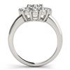 Image 2 : 1.38 ctw VS/SI Diamond Solitaire Halo Ring 14K White Gold - REF-152M6F - SKU:24860