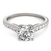 Image 1 : 0.92 ctw VS/SI Diamond Solitaire Ring 14K White Gold - REF-92W7H - SKU:25343
