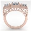 Image 3 : 2 ctw VS/SI Princess Diamond Ring 14K Rose Gold - REF-460Y6X - SKU:29858