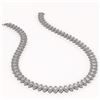 Image 2 : 26.11 ctw Marquise Diamond Necklace 18K White Gold - REF-2240M2F - SKU:42956