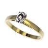 Image 1 : 0.50 ctw VS/SI Oval Diamond Ring 10K Yellow Gold - REF-73X5R - SKU:32964