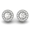 Image 2 : 2.01 ctw Diamond VS/SI Halo 14K White Gold - REF-296M7F - SKU:29324