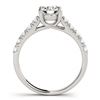 Image 2 : 1.05 ctw VS/SI Diamond Solitaire Ring 14K White Gold - REF-134H6M - SKU:25976