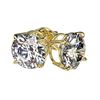 Image 3 : 2.09 ctw H-SI/I Diamond Stud Earrings 10K Yellow Gold - REF-367Y5X - SKU:36642