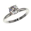 Image 2 : 1.27 ctw H-SI/I Diamond Ring 10K White Gold - REF-240Y2X - SKU:36423