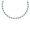Image 1 : 45 ctw SI/I Intense Blue Diamond Necklace 18K Yellow Gold - REF-4410H2M - SKU:40208