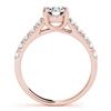 Image 2 : 1.55 ctw VS/SI Diamond Solitaire Ring 14K Rose Gold - REF-359Y9X - SKU:25980