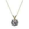 Image 3 : 2.03 ctw H-SI/I Diamond Necklace 10K Yellow Gold - REF-585M2F - SKU:36810